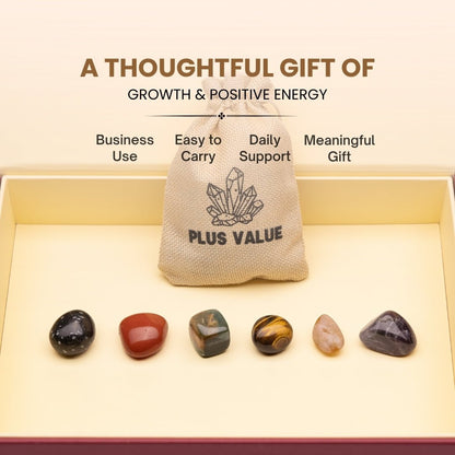 Business Prosperity Pocket Crystal Bag - plusvalueindia
