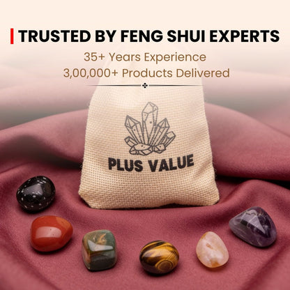 Business Prosperity Pocket Crystal Bag - plusvalueindia