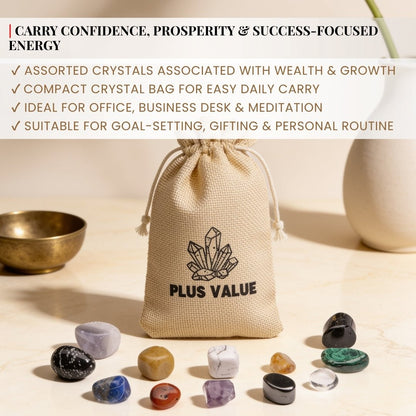 Business Success and Financial Wealth Crystal Bag - plusvalueindia