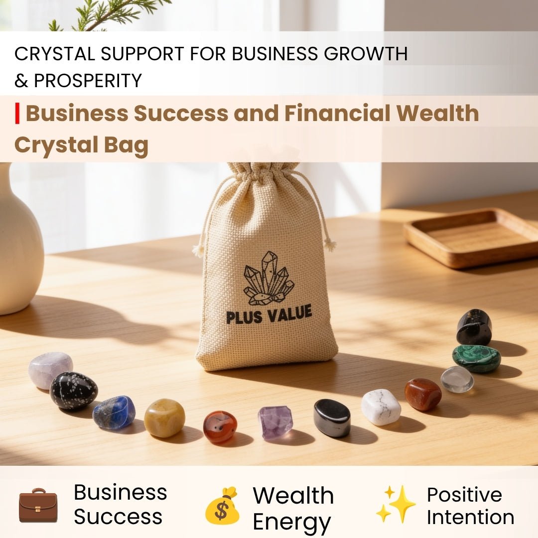Business Success and Financial Wealth Crystal Bag - plusvalueindia
