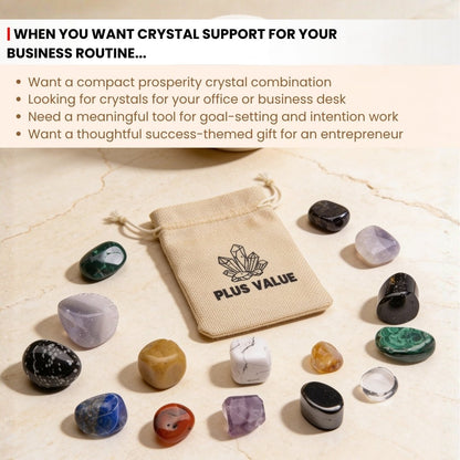Business Success and Financial Wealth Crystal Bag - plusvalueindia