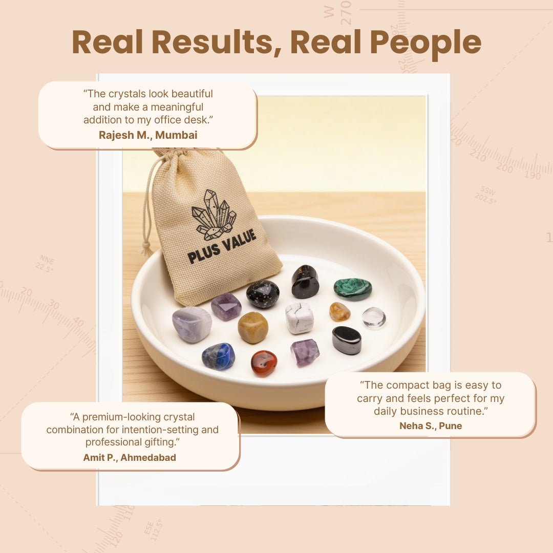 Business Success and Financial Wealth Crystal Bag - plusvalueindia