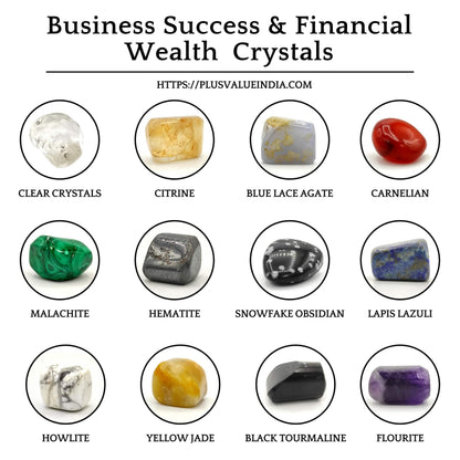 Business Success & Financial Wealth Crystal Bag