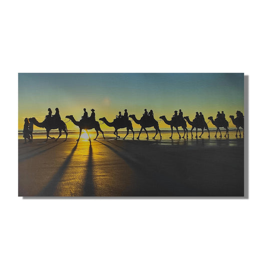camel painting on canvas for vastu feng shui