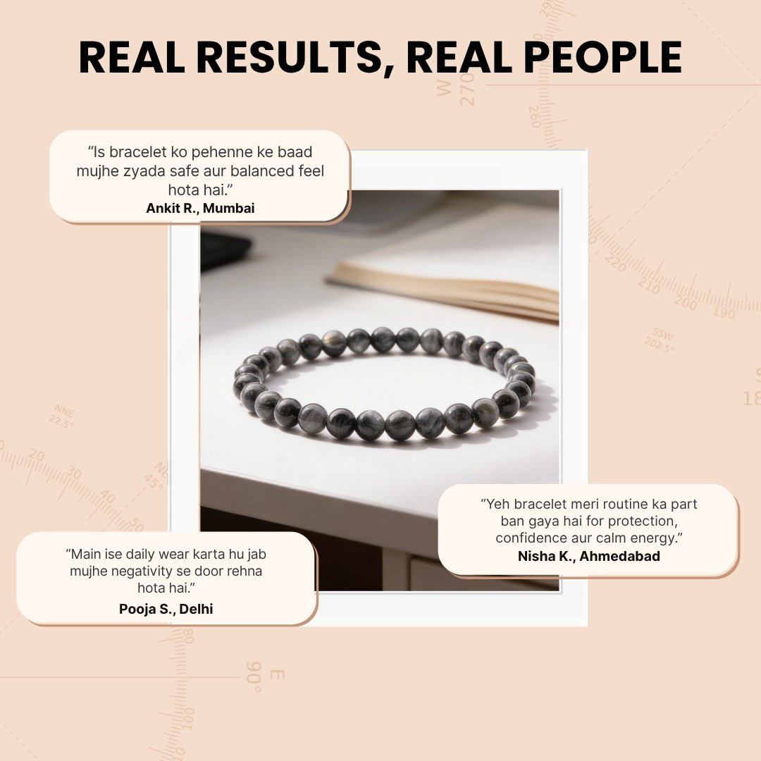 Cat Eye Stone Bracelet - plusvalueindia