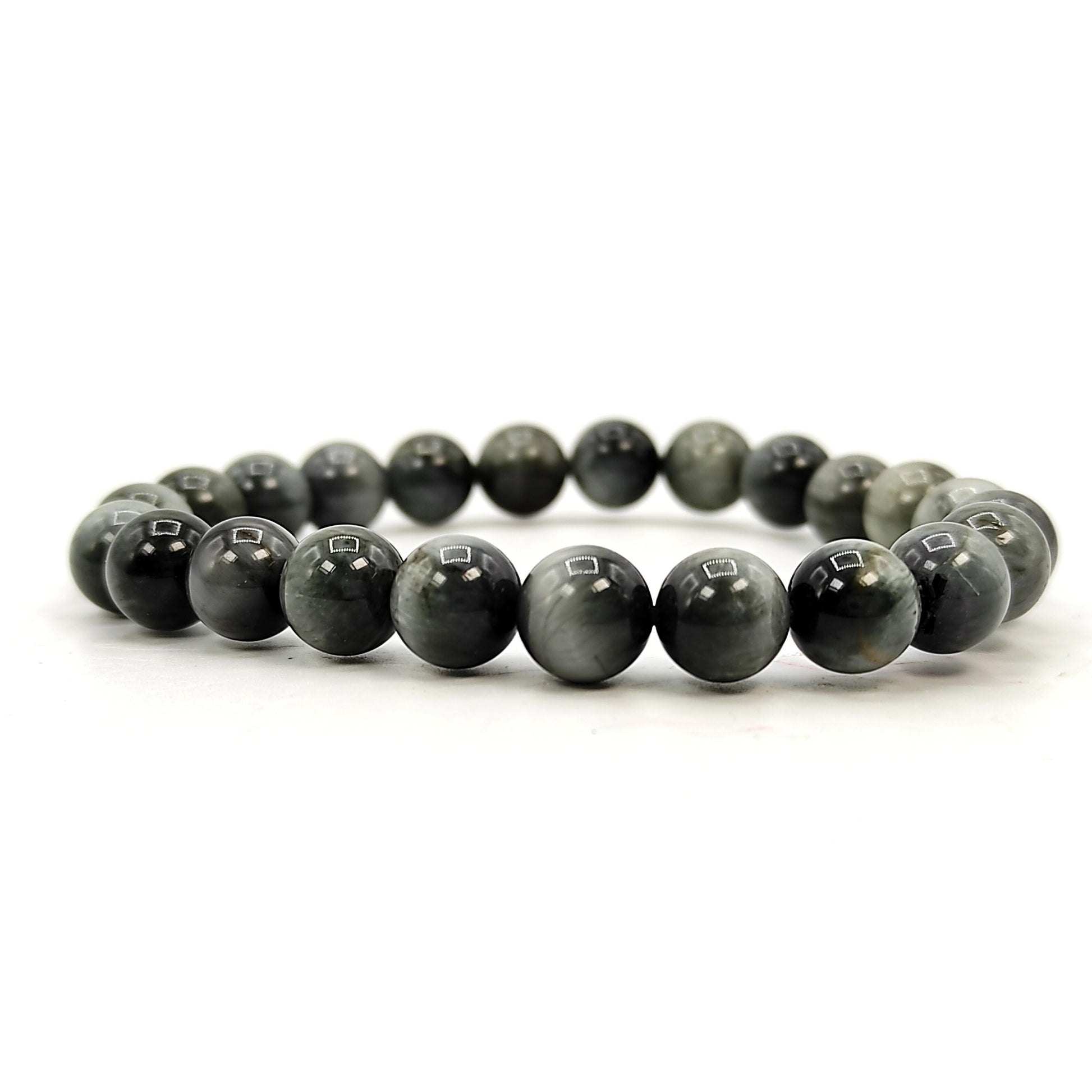 cat's eye bracelet 8mm reiki healing crystal stone