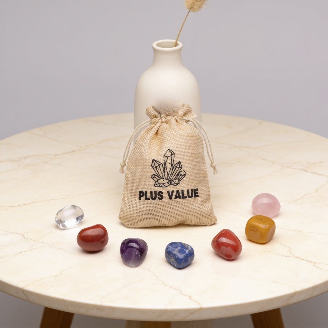 Chakra Balancing Pocket Crystal Bag for career growth & success