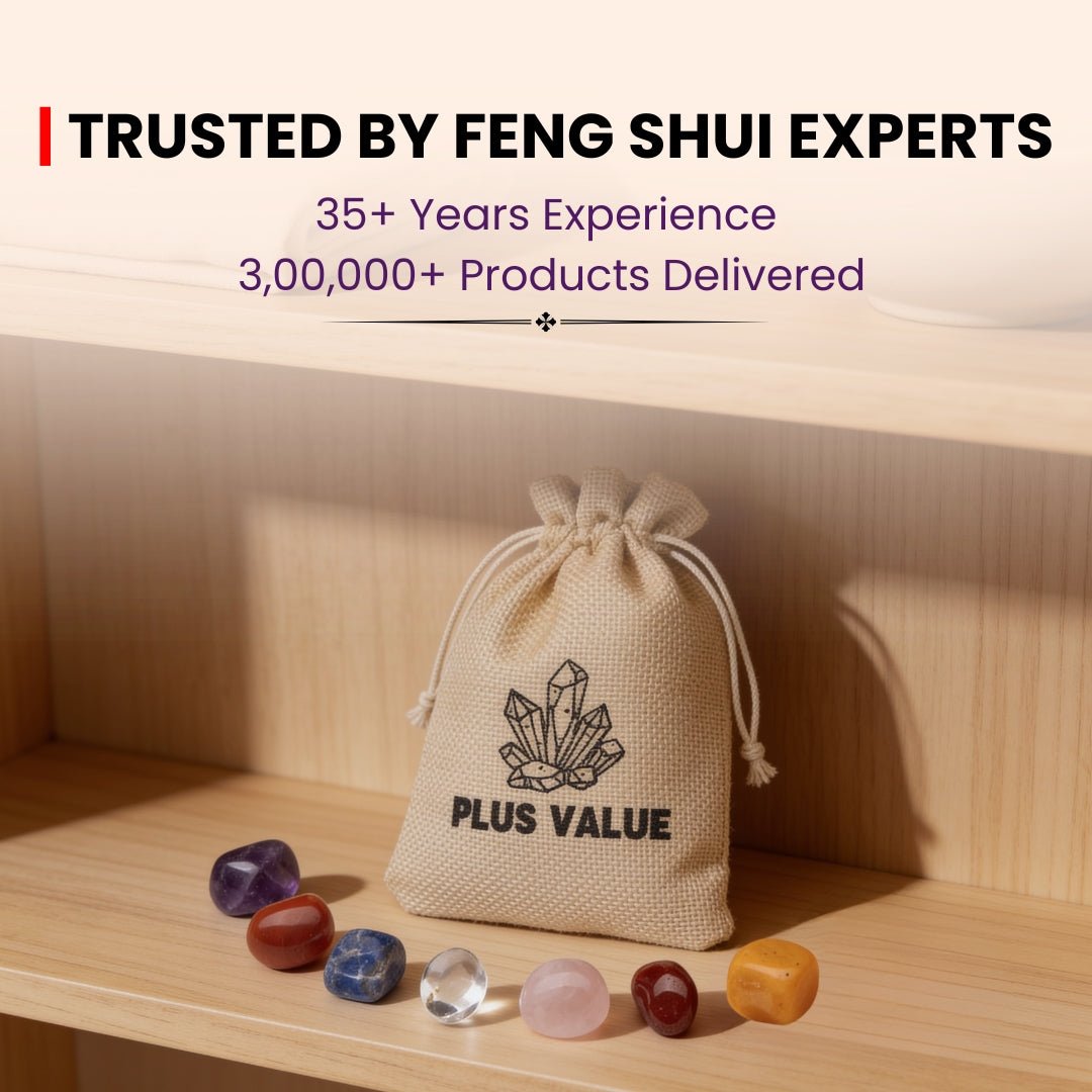 Chakra Balancing Pocket Crystal Bag for home office and gifting