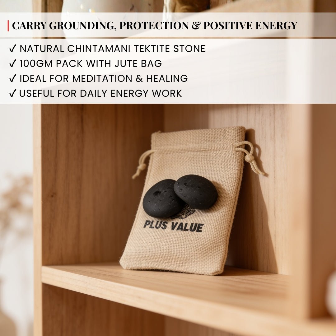 Tektite Tumbled Stone Pebbles - plusvalueindia
