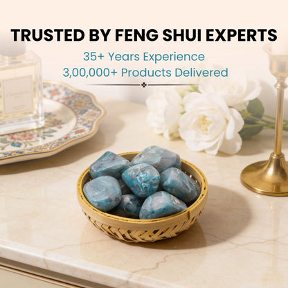 Chrysocolla Tumbled Stone Pebbles - plusvalueindia