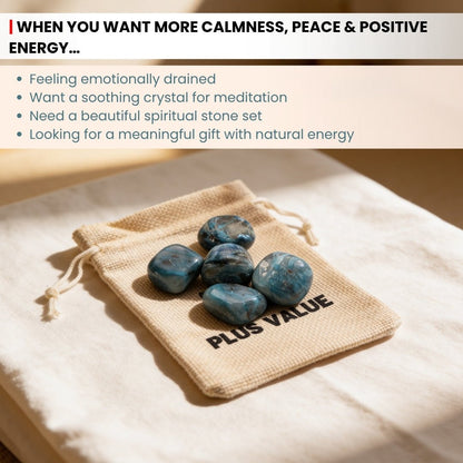 Chrysocolla Tumbled Stone Pebbles - plusvalueindia