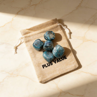Chrysocolla Tumbled Stone Pebbles - plusvalueindia