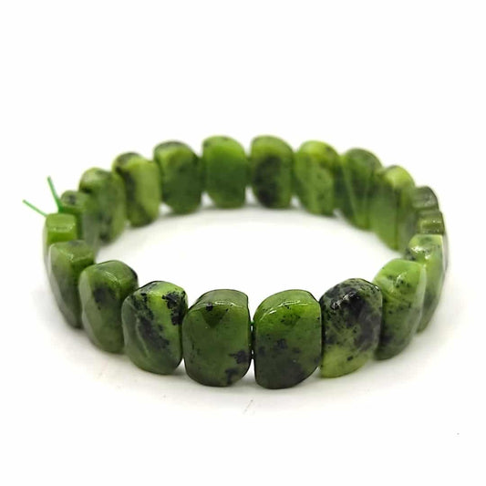 chrysoprase stone bracelet crystal beads