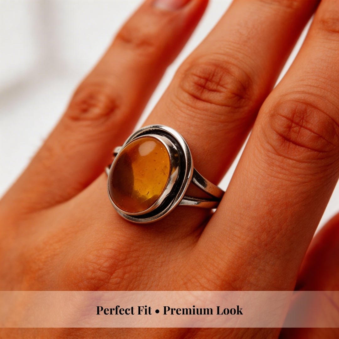 Citrine Ring for Financial Money & Wealth Luck - plusvalueindia