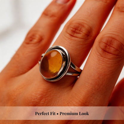Citrine Ring for Financial Money & Wealth Luck - plusvalueindia