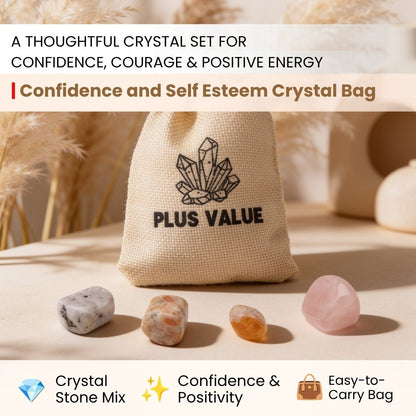 Confidence and Self Esteem Crystal Bag - plusvalueindia