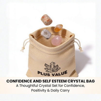 Confidence and Self Esteem Crystal Bag - plusvalueindia