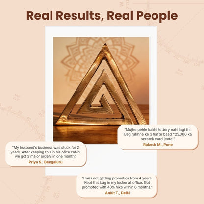 Copper Helix 6 inch for Vastu - South-East Cut & Dosh Remedy for Home, Office & Plot - plusvalueindia
