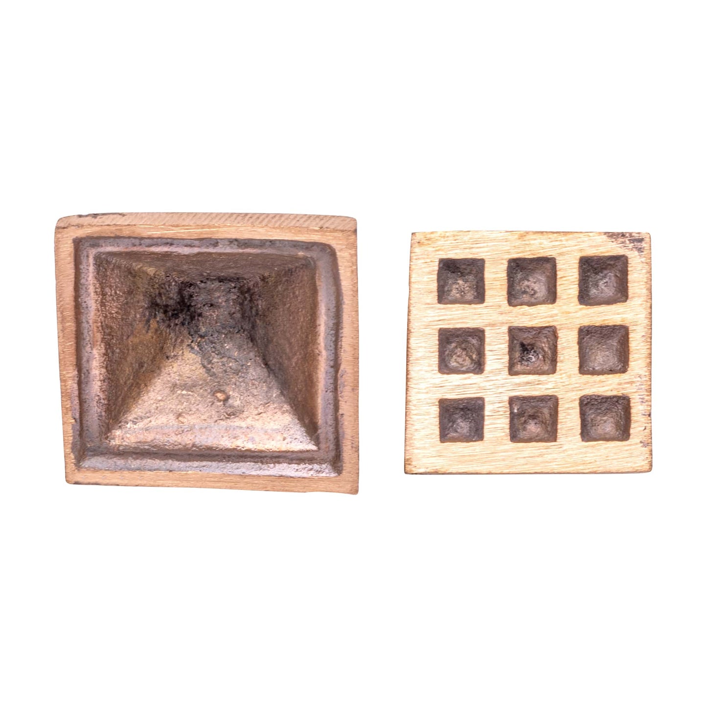 copper pyramid set 1inch vastu