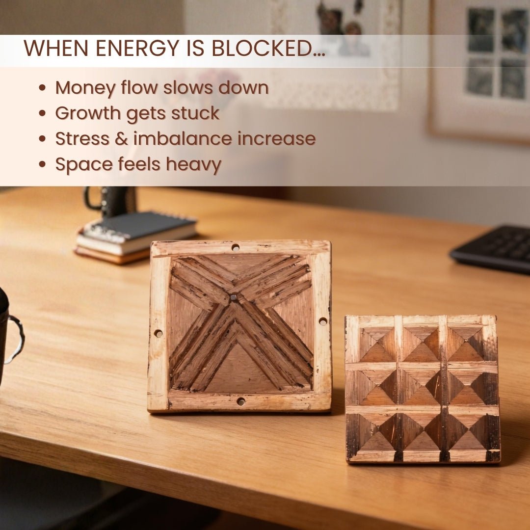 Vastu Copper Pyramid Set 2.5 Inch for Home, Office, Plots [Positive Vibrations & Energy] - plusvalueindia