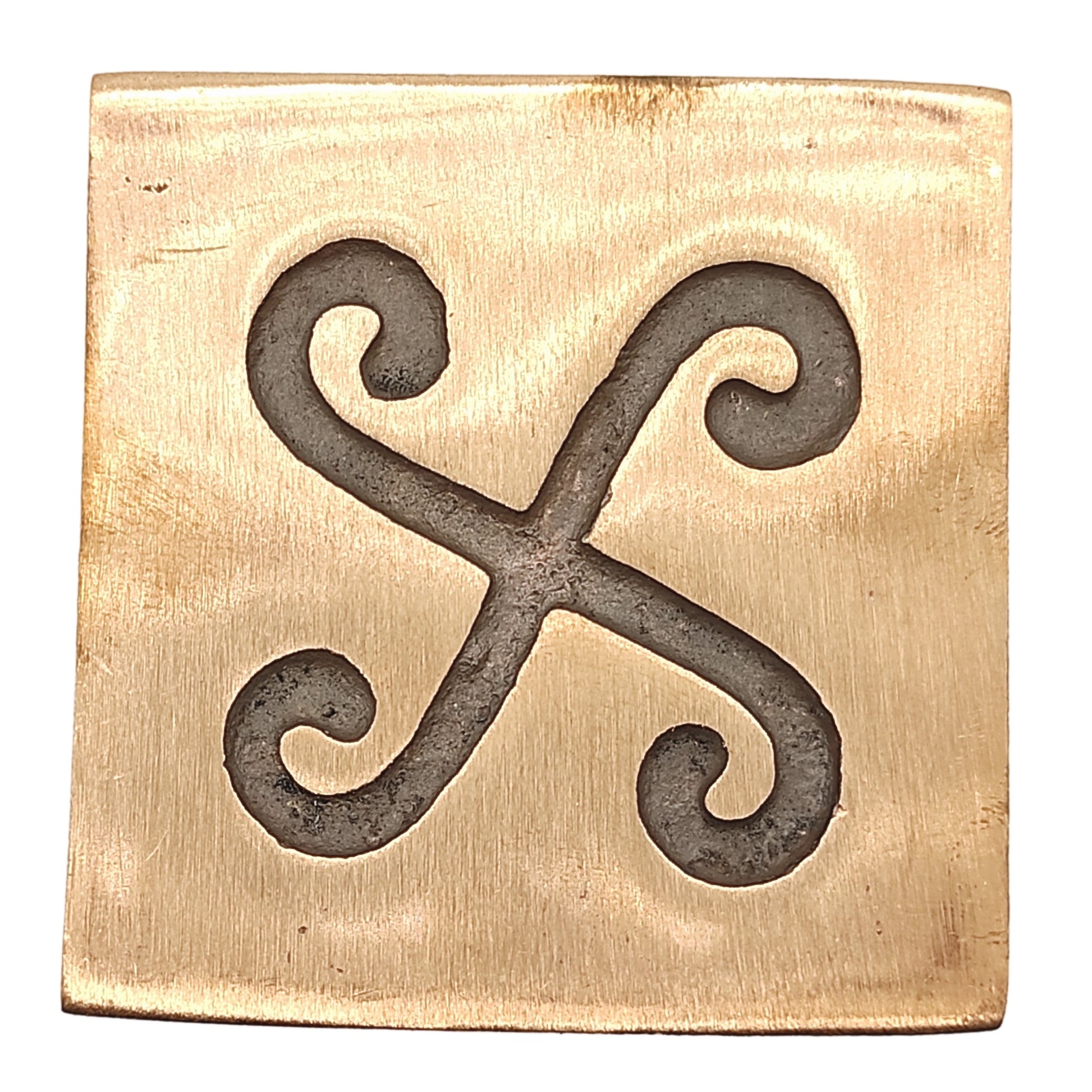 copper spiral vastu block