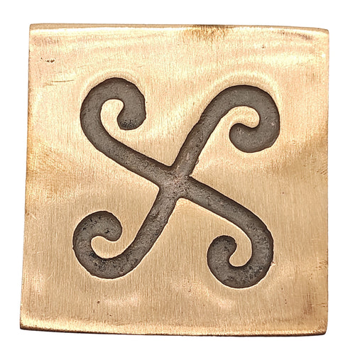 copper spiral vastu block