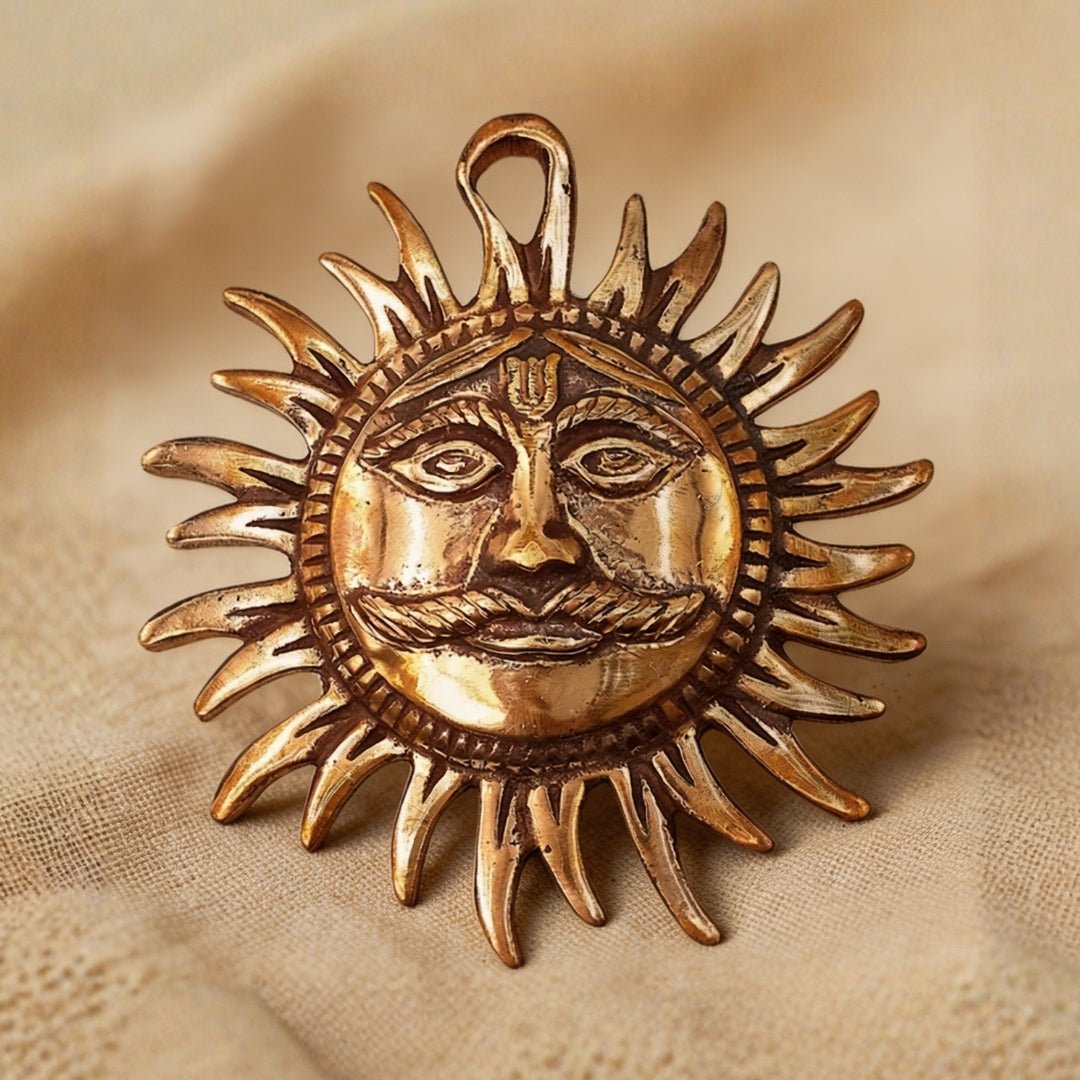 Copper Sun Vastu Surya Dev Idol Vastu Remedies for Missing Window at East Wall - plusvalueindia