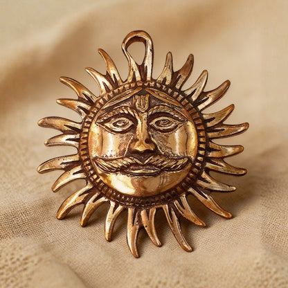 Copper Sun Vastu Surya Dev Idol Vastu Remedies for Missing Window at East Wall - plusvalueindia