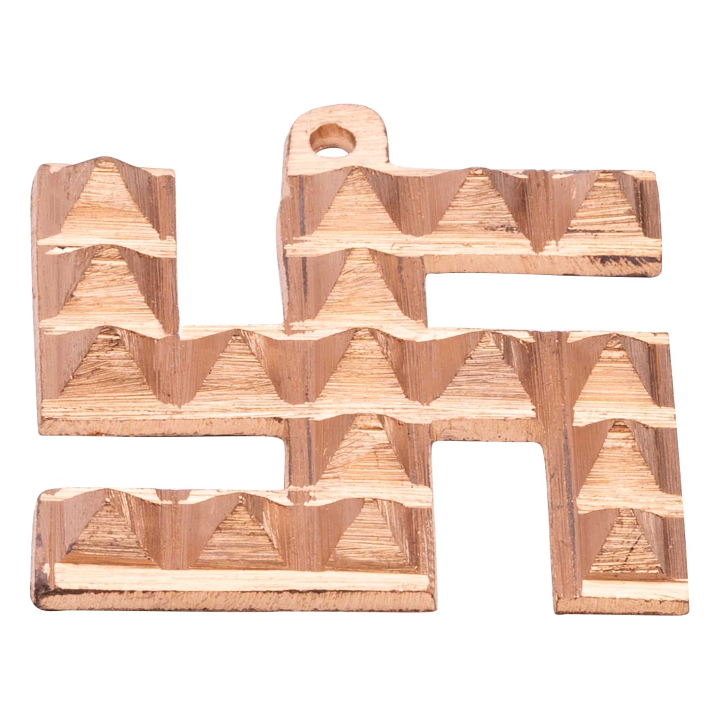 copper swastik pyramid 1.5inch