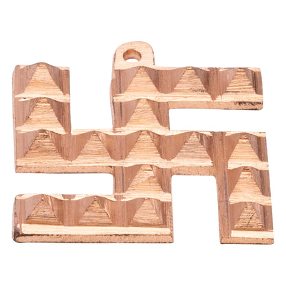 copper swastik pyramid 1.5inch