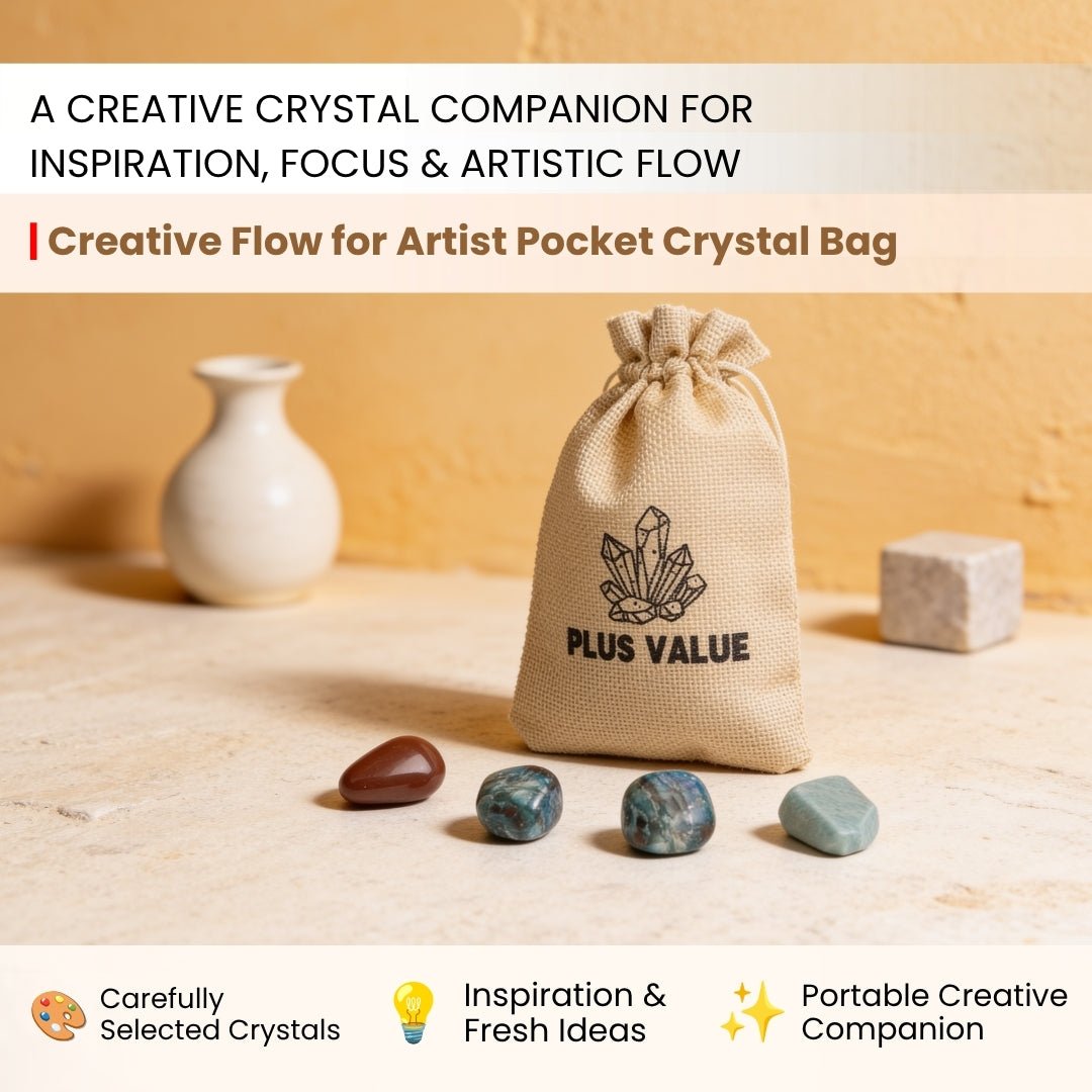 Creative flow crystal set featuring Carnelian, Sodalite, Clear Quartz, and Orange Calcite