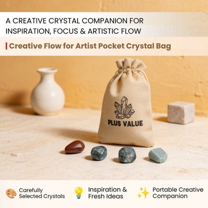 Creative flow crystal set featuring Carnelian, Sodalite, Clear Quartz, and Orange Calcite