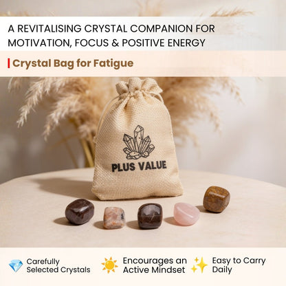 Vitality crystal collection featuring Red Jasper, Carnelian, Clear Quartz, and Bloodstone
