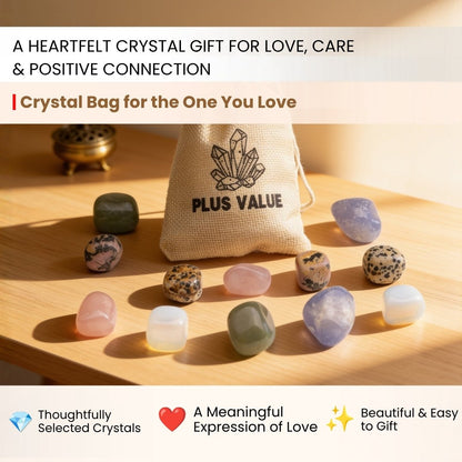 Healing love crystal collection including Rose Quartz, Rhodonite, Green Aventurine, and Moonstone
