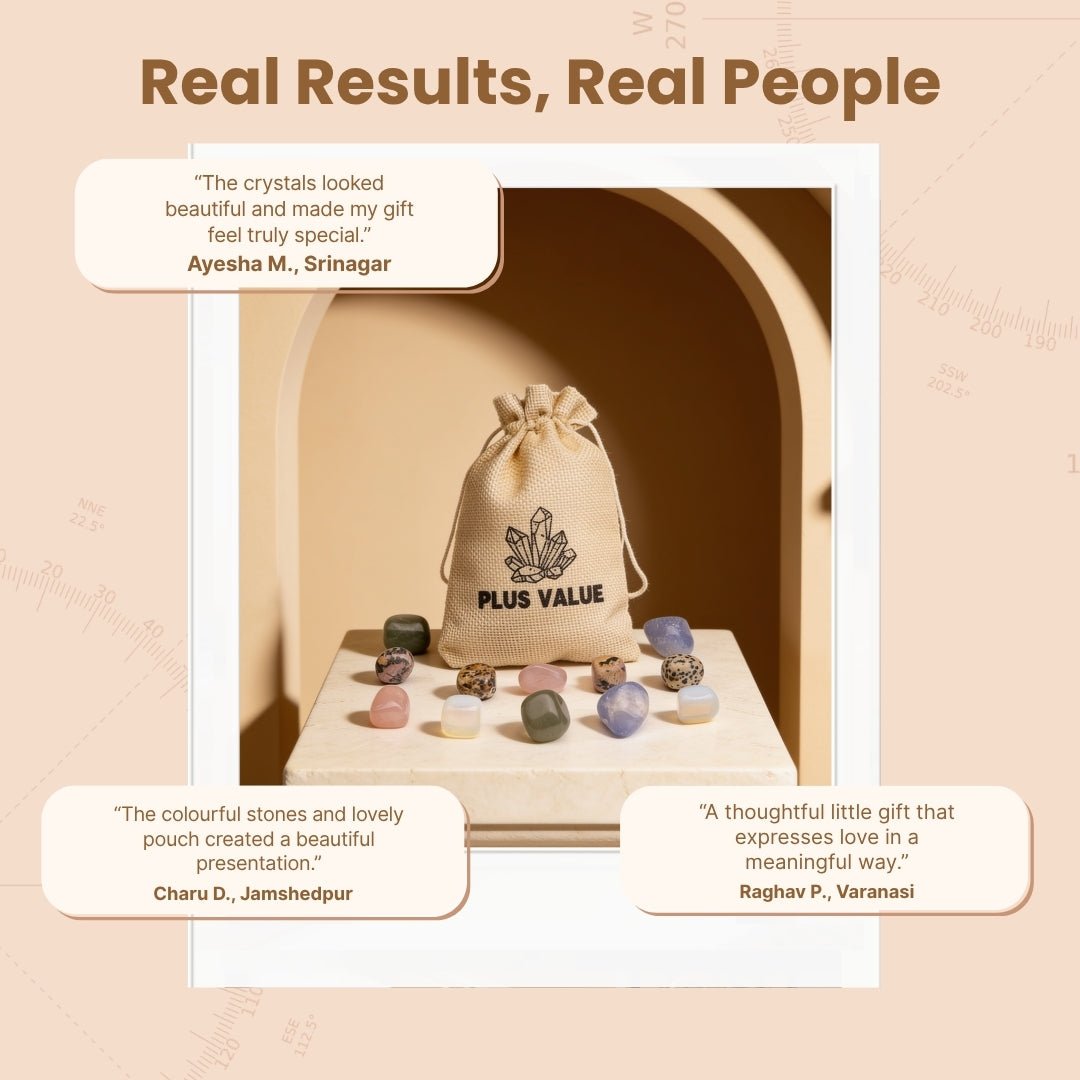 Elegant gift pouch with crystals for the one you love packaged ready for gifting
