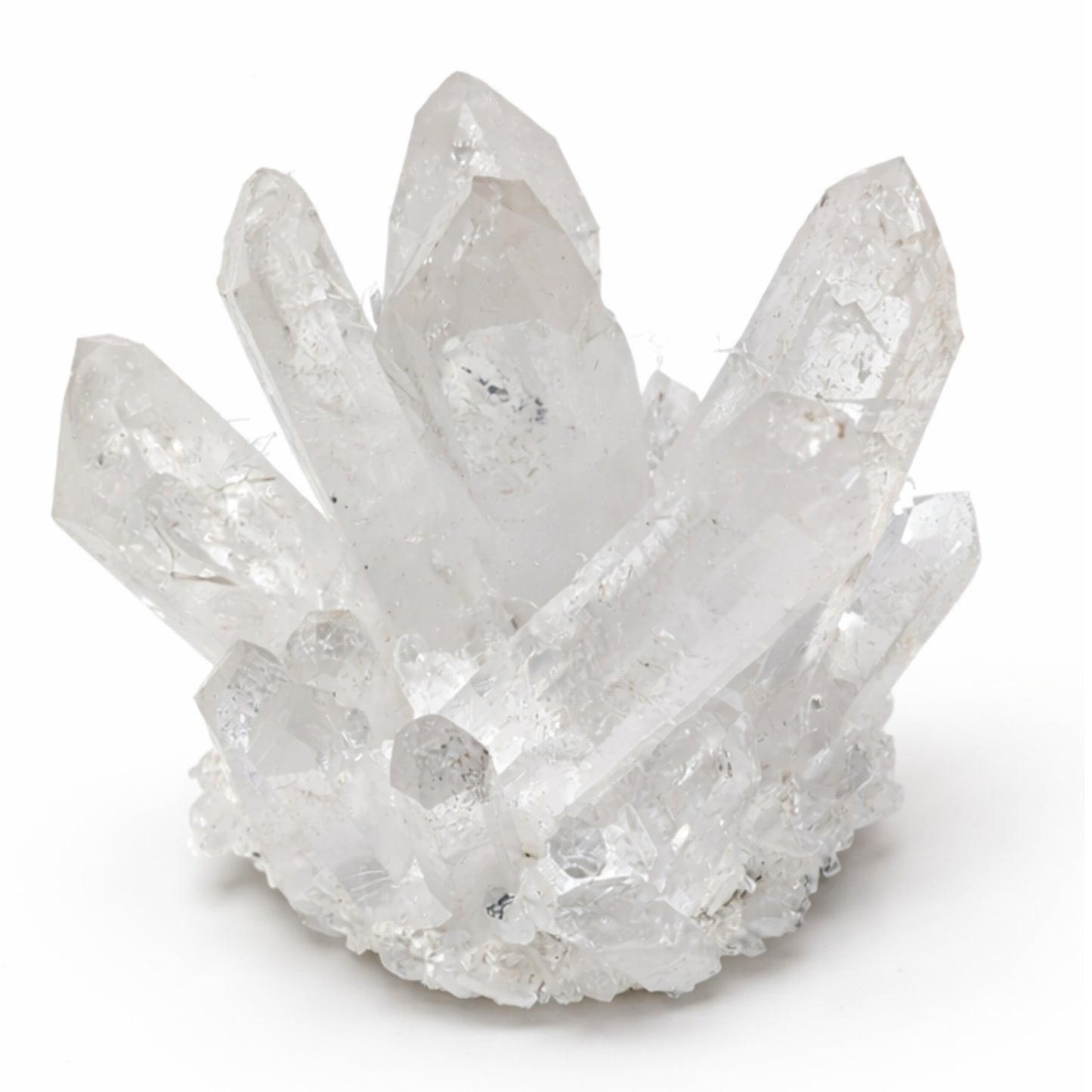 Clear Quartz Crystal Cluster Geode For Positive Energy, Vastu Defects
