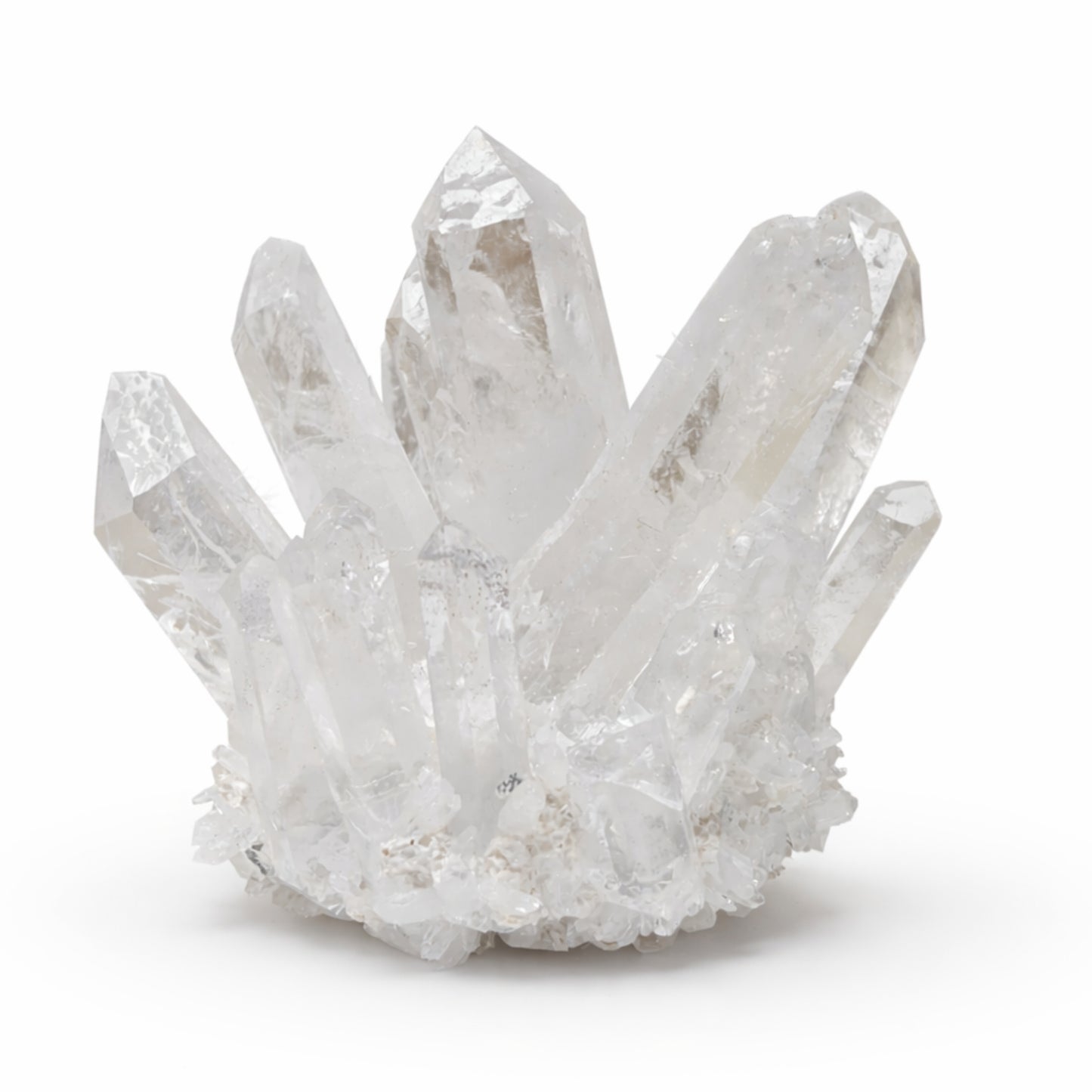 Clear Quartz Crystal Cluster Geode For Positive Energy, Vastu Defects