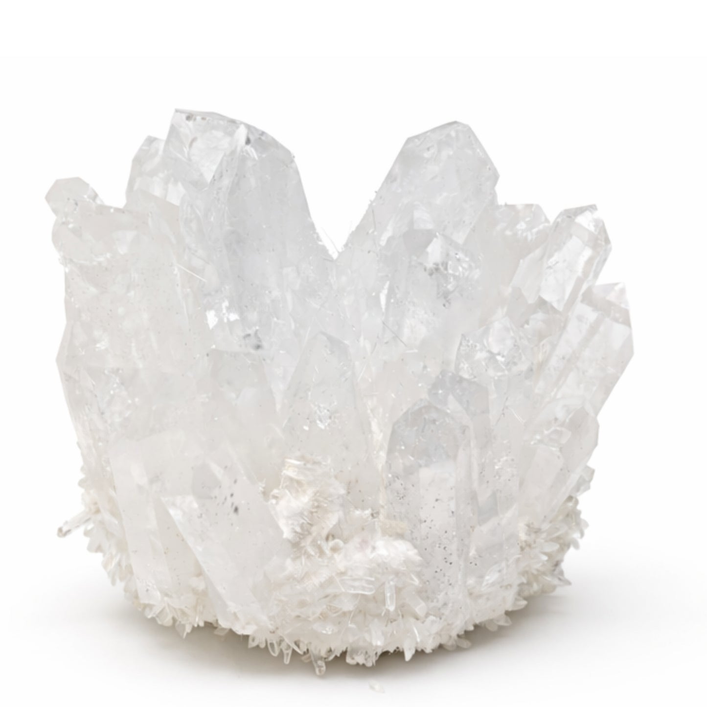 Clear Quartz Crystal Cluster Geode For Positive Energy, Vastu Defects