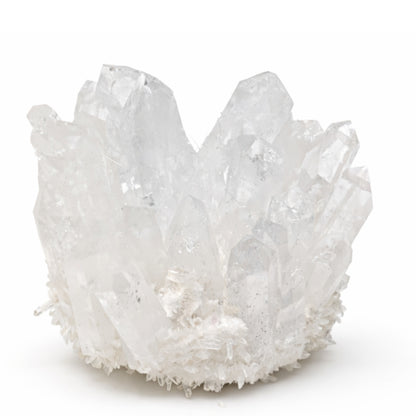 Clear Quartz Crystal Cluster Geode For Positive Energy, Vastu Defects
