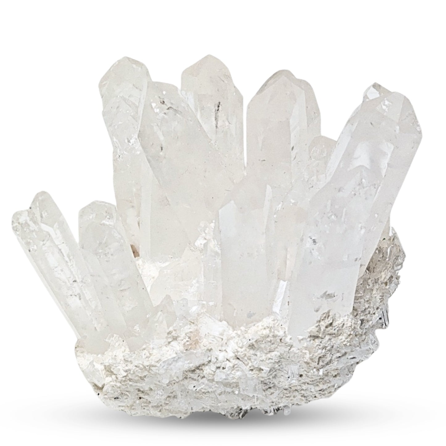 Clear Quartz Crystal Cluster Geode For Positive Energy, Vastu Defects