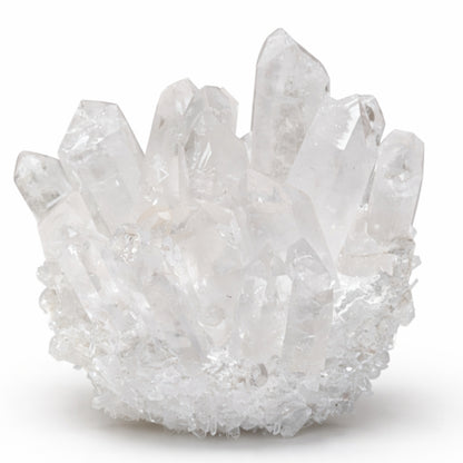 Clear Quartz Crystal Cluster Geode For Positive Energy, Vastu Defects