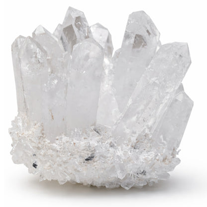 Clear Quartz Crystal Cluster Geode For Positive Energy, Vastu Defects