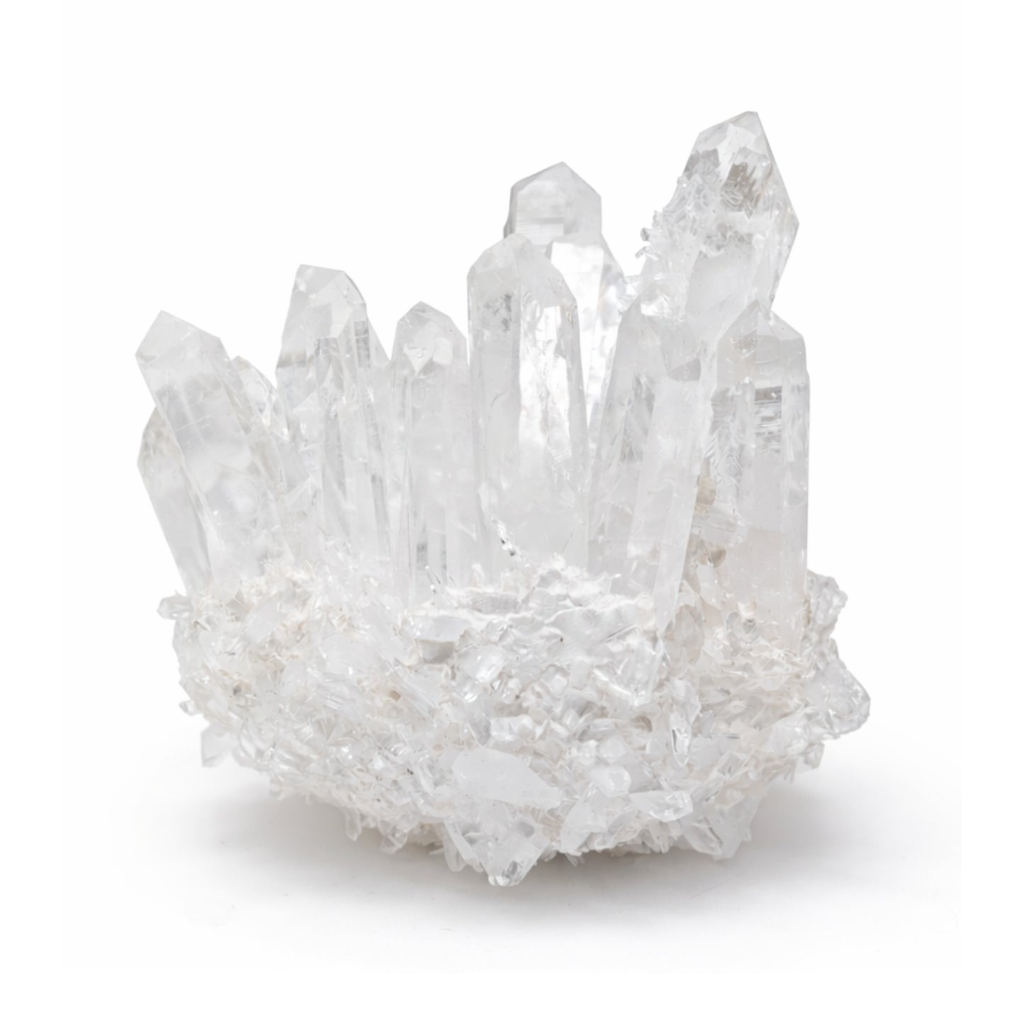Clear Quartz Crystal Cluster Geode For Positive Energy, Vastu Defects