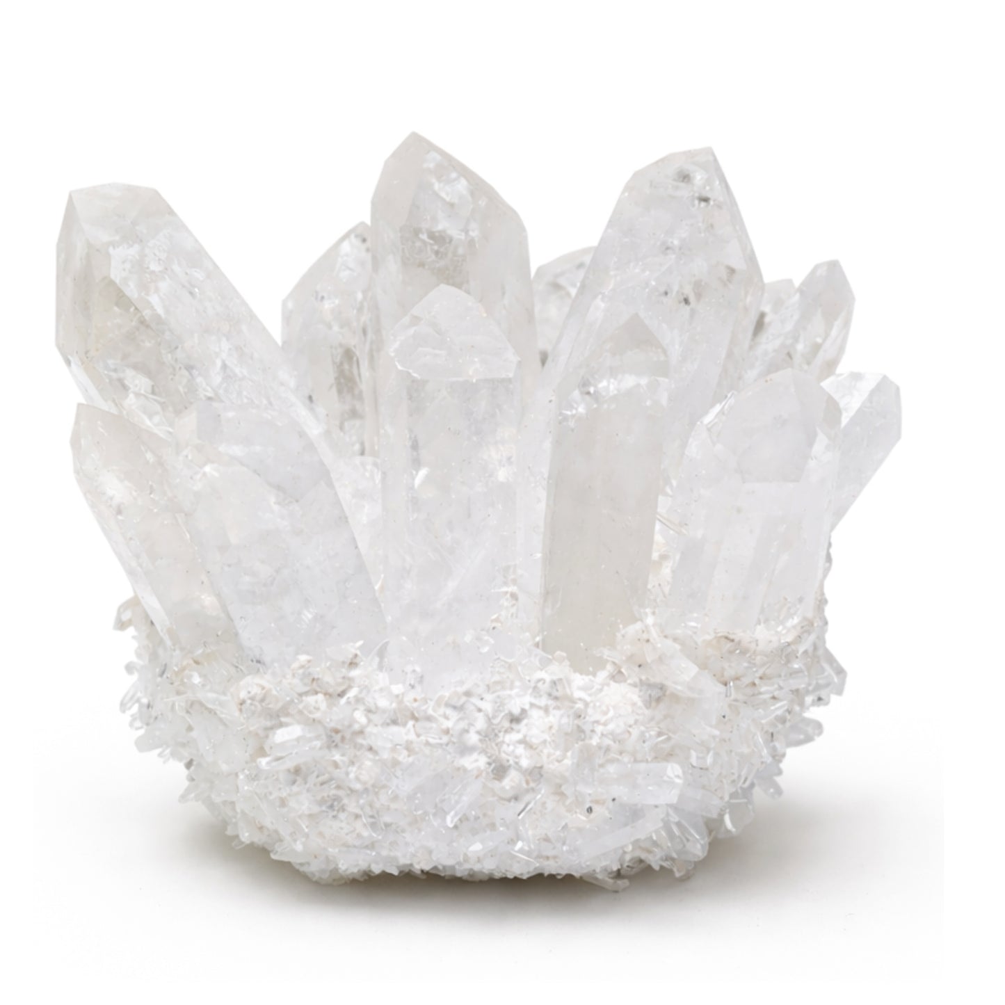 Clear Quartz Crystal Cluster Geode For Positive Energy, Vastu Defects