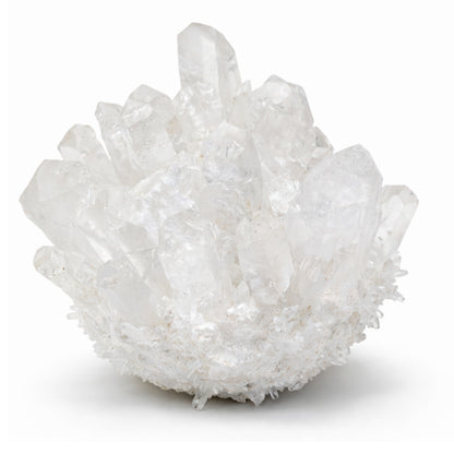 Clear Quartz Crystal Cluster Geode For Positive Energy, Vastu Defects