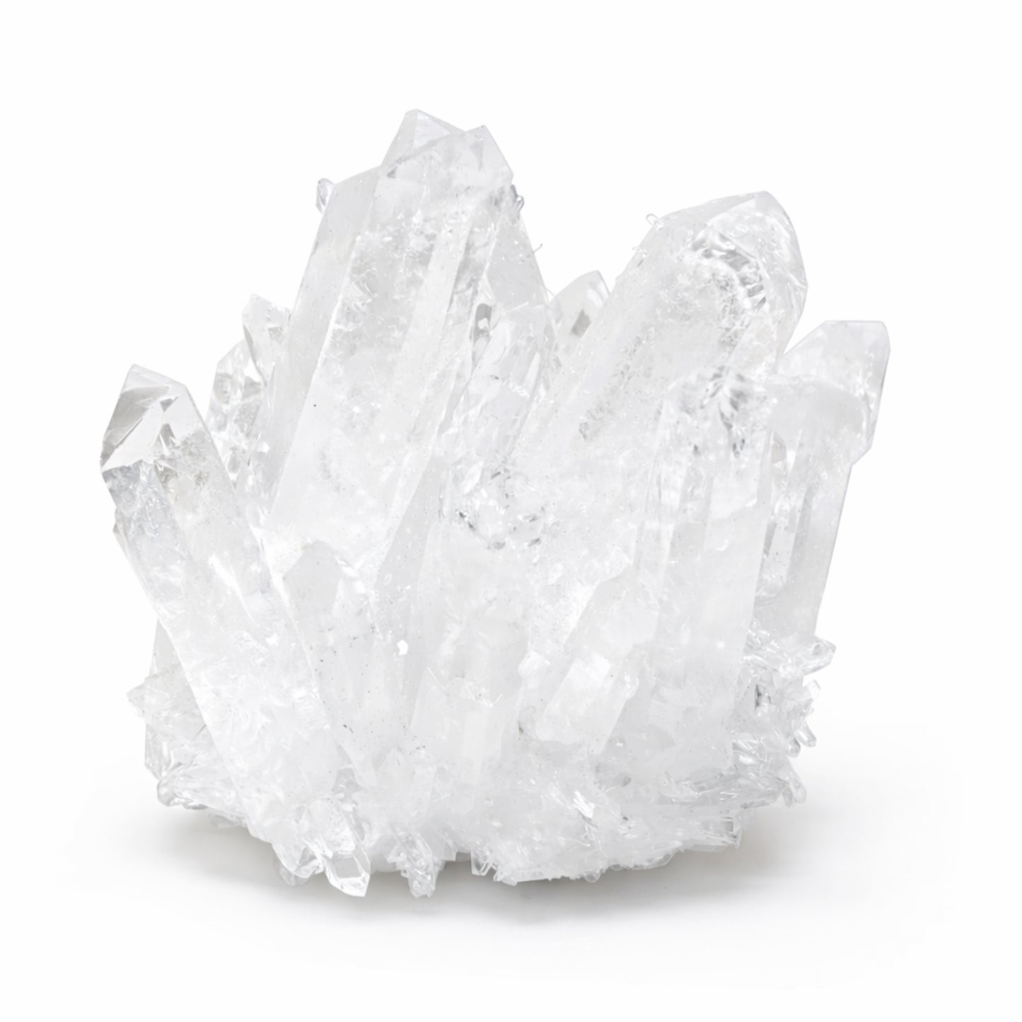 Clear Quartz Crystal Cluster Geode For Positive Energy, Vastu Defects