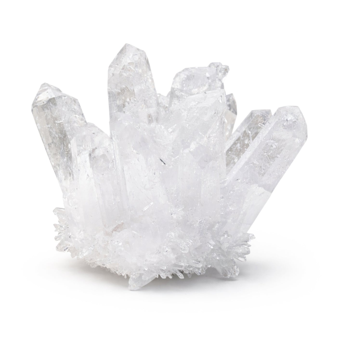 Clear Quartz Crystal Cluster Geode For Positive Energy, Vastu Defects