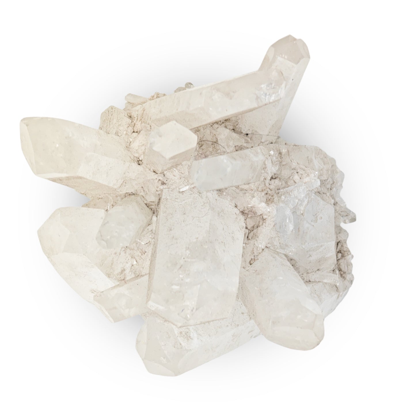 Clear Quartz Crystal Cluster Geode For Positive Energy, Vastu Defects