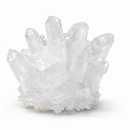 Clear Quartz Crystal Cluster Geode For Positive Energy, Vastu Defects