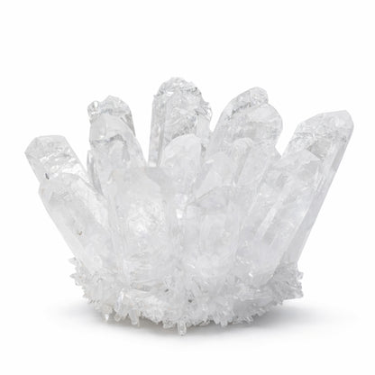 Clear Quartz Crystal Cluster Geode For Positive Energy, Vastu Defects